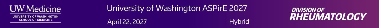 SAVE THE DATE:  UW ASPirE 2027 Banner